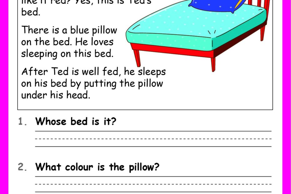 Comprehension Passage Grade 1 PYP