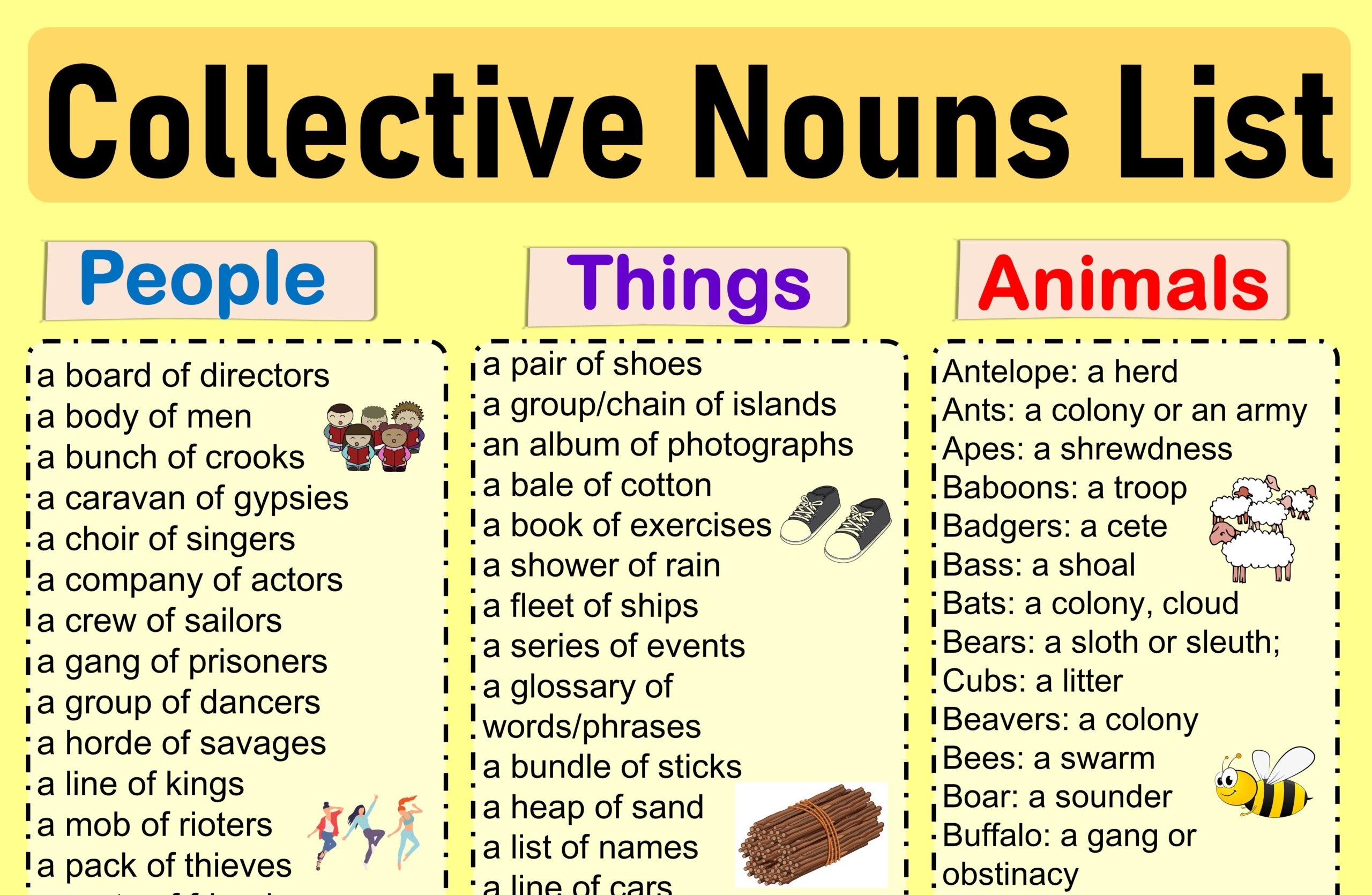 collective names for animals