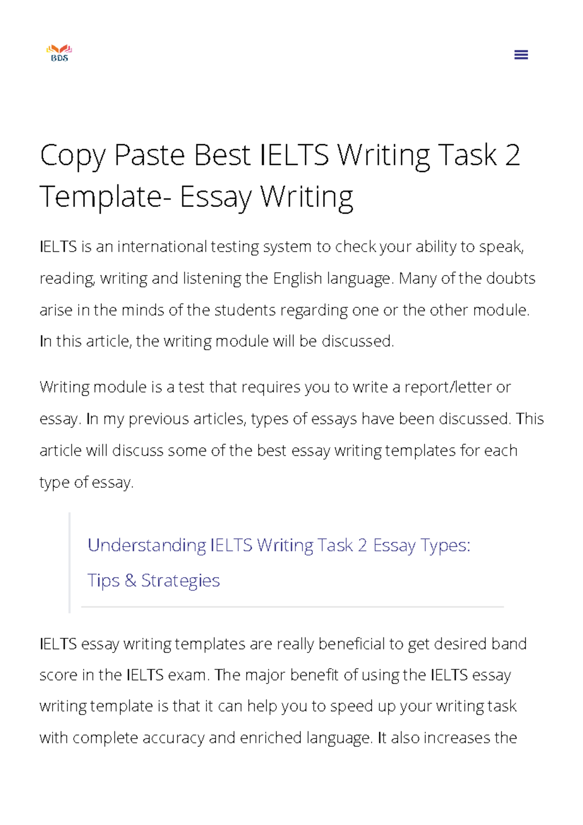 Copy Paste Best Ielts Writing Task 2 Template Essay Writing Copy Paste Best IELTS Writing Task Studocu