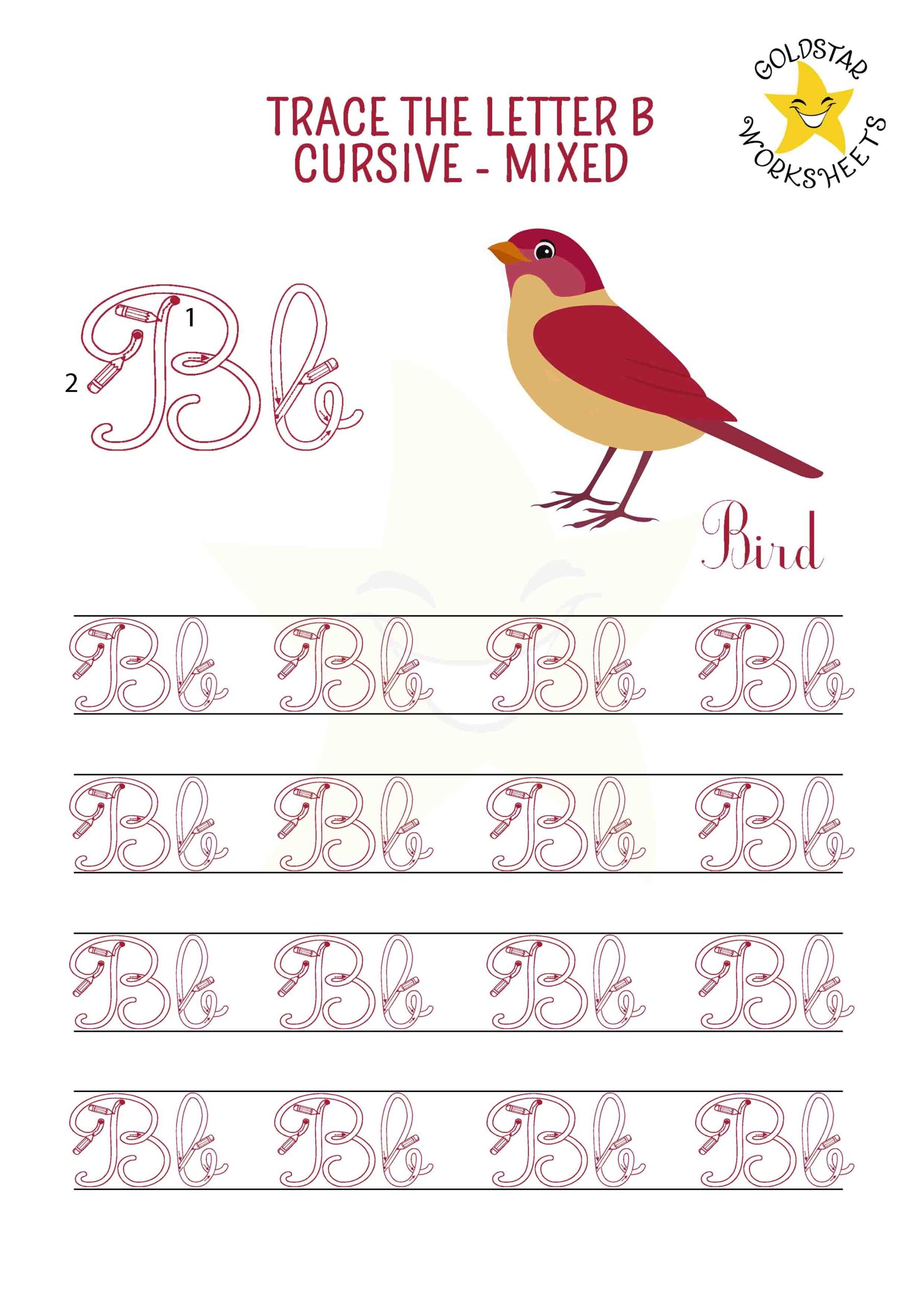Cursive Tracing Worksheets For Kids Learn To Write A Z In Style 