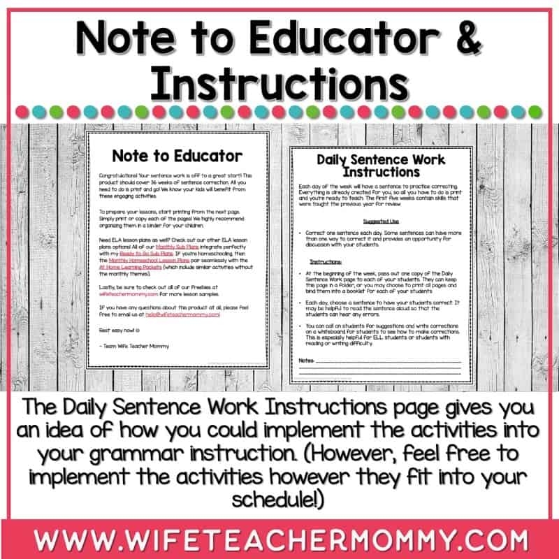 grammar correction worksheets 3rd grade