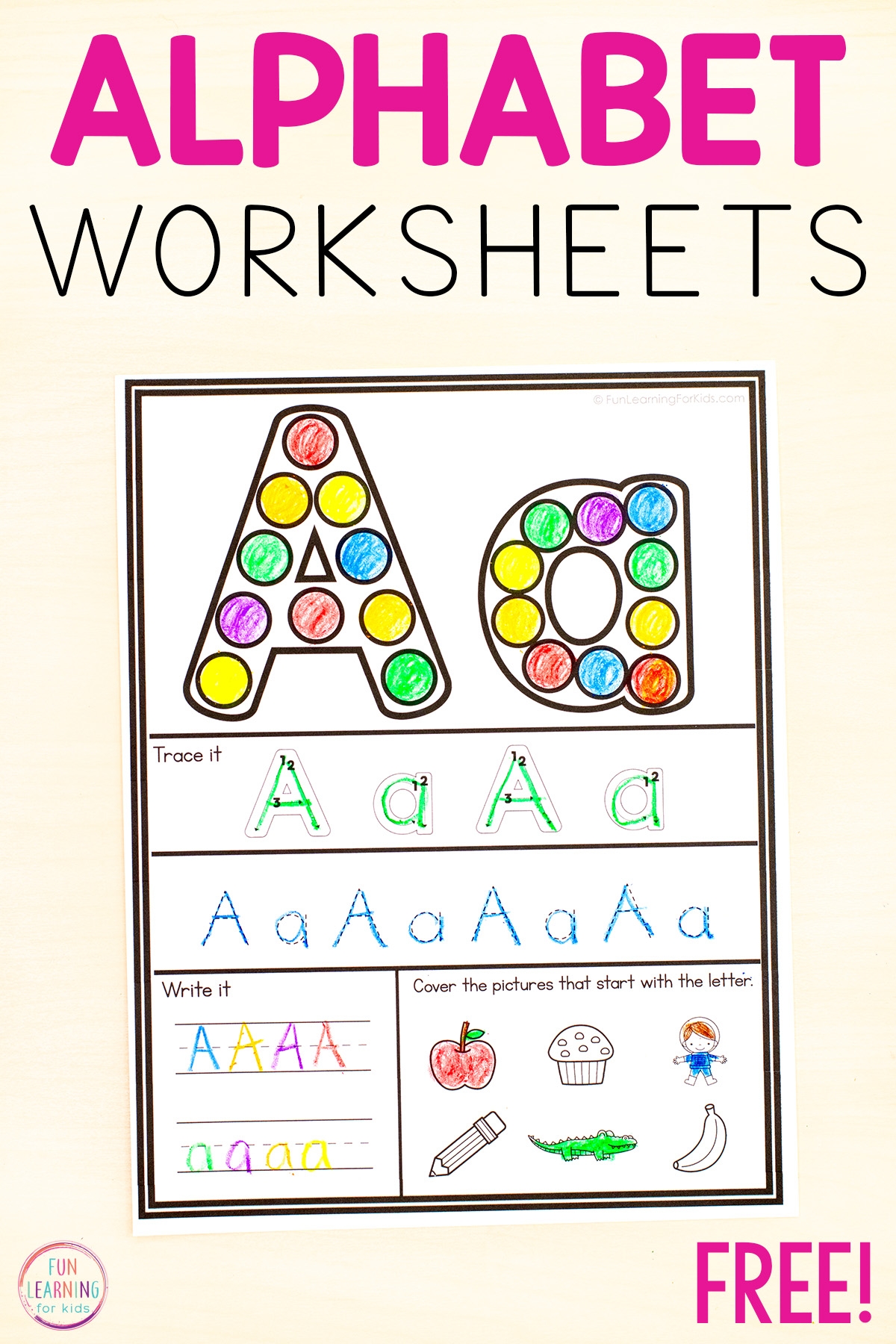 free printable practice alphabet letters