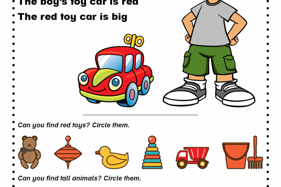 English For Kids Step By Step Reading Comprehension For Preschoolers Free PDF