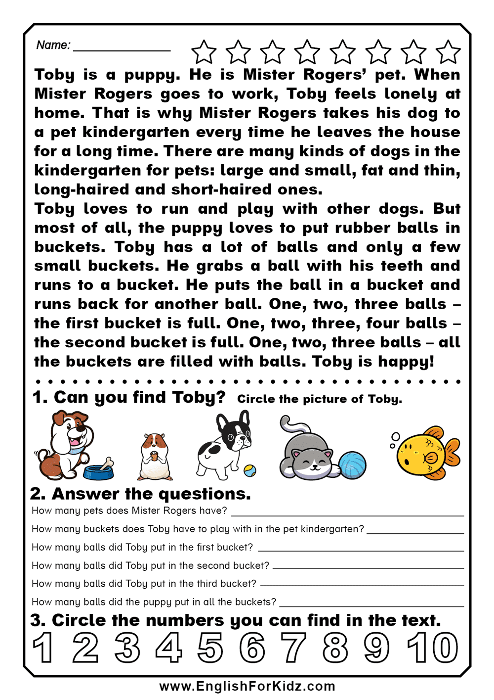 comprehension reading