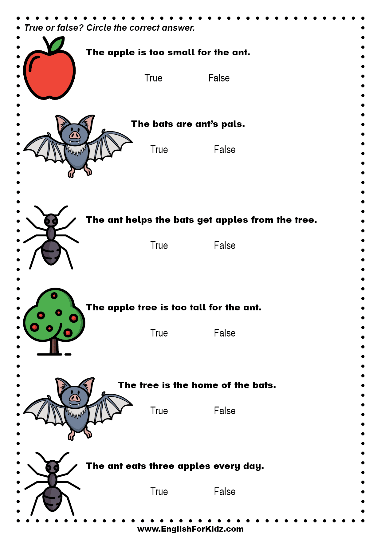 free kindergarten reading comprehension pdf