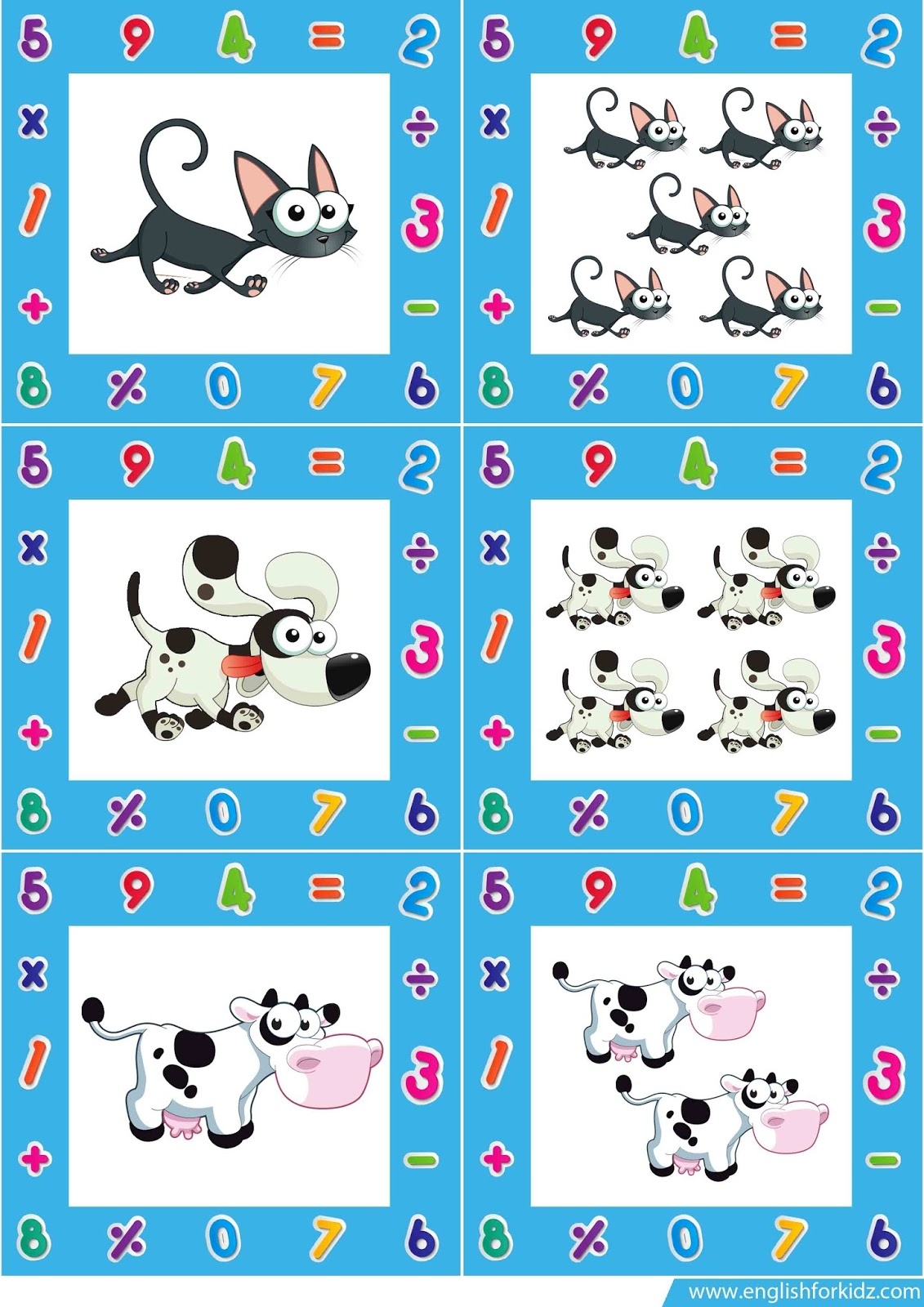 English For Kids Step By Step Singular And Plural Nouns Flashcards