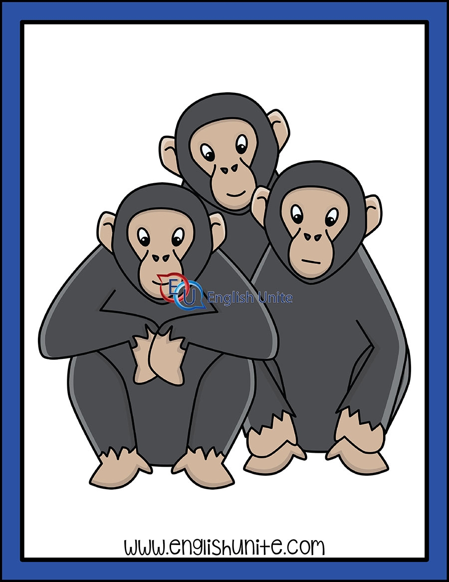 English Unite Collective Noun A Troop Of Apes