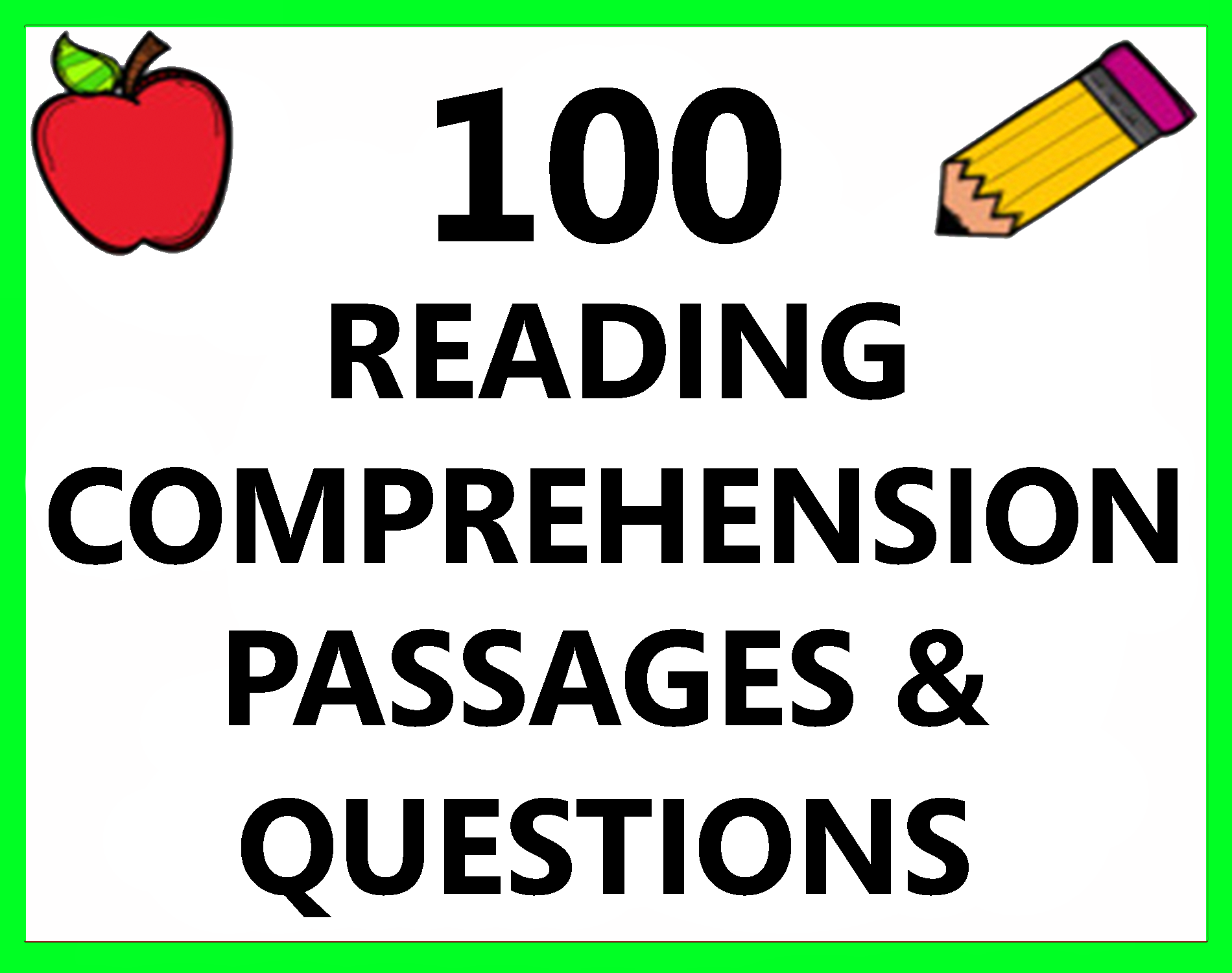 reading comprehension for grade 3 with multiple choice questions