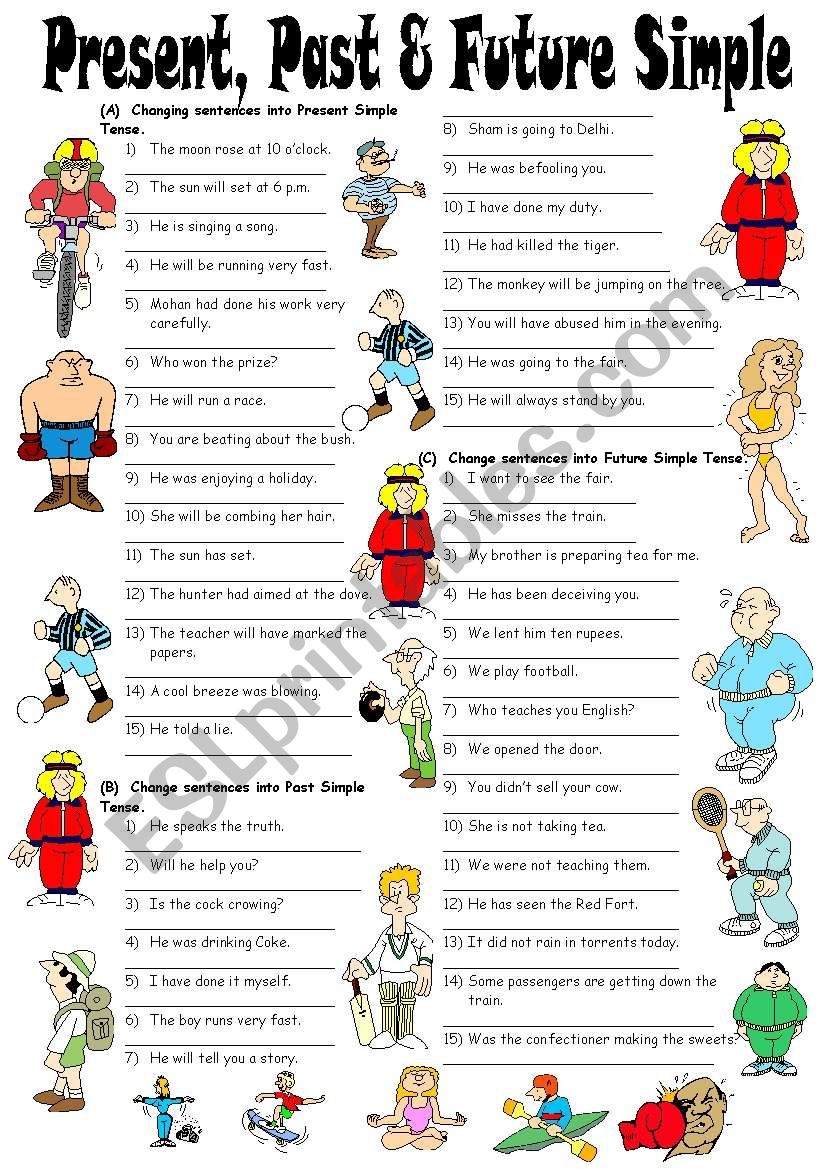 12 tenses exercises with answers pdf