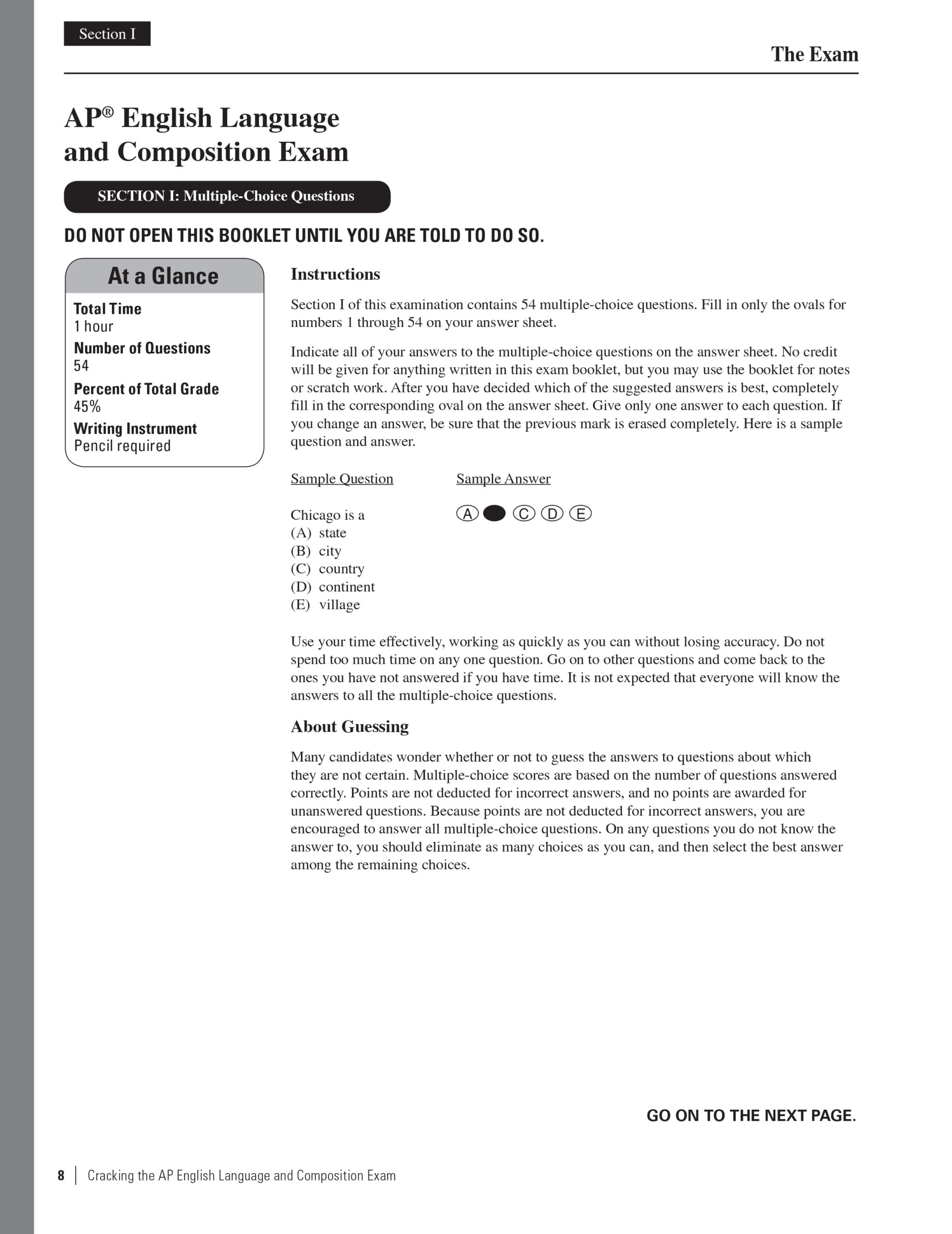 Extended Ebook Content For Cracking The AP English Language U0026 Composition Exam 2018 Edition Practice Test 1