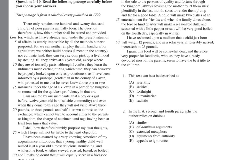 Extended Ebook Content For Cracking The AP English Language U0026 Composition Exam 2018 Edition Practice Test 1
