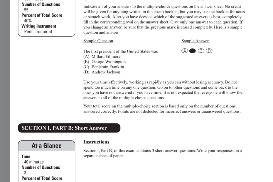 Extended Ebook Content For Cracking The AP U S History Exam 2019 Premium Edition Practice Test 4