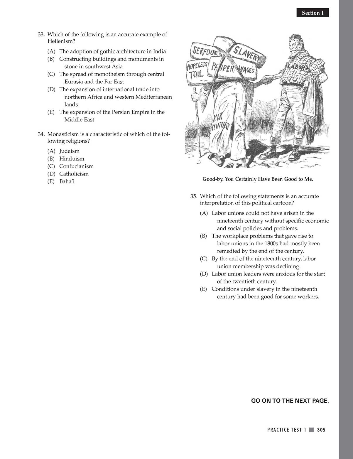 ap world past tests