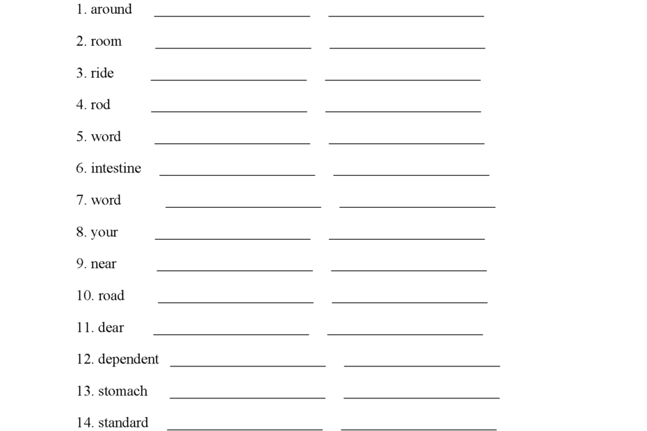 Fifth Grade Spelling Worksheets Printable Word Lists U0026 Weekly Practice