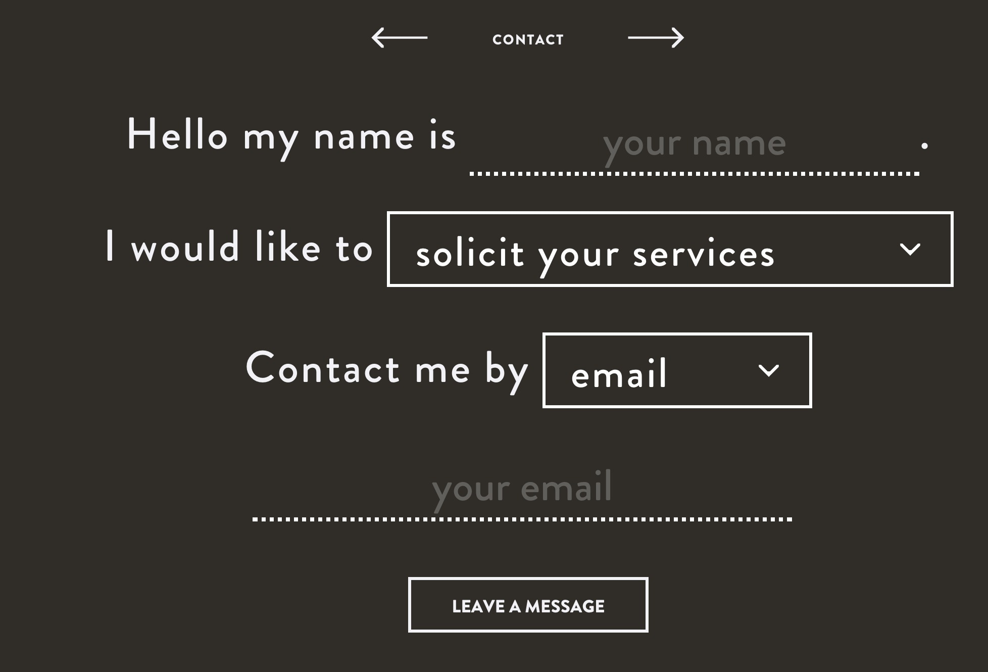 Fill In The Blanks Design Pattern Example At Prospek ca 14 Of 16