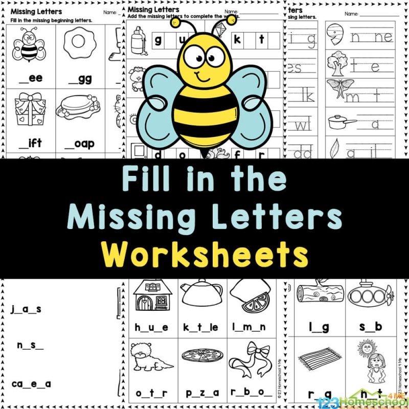  Fill In The Missing Letters Free Complete Missing Letters In 