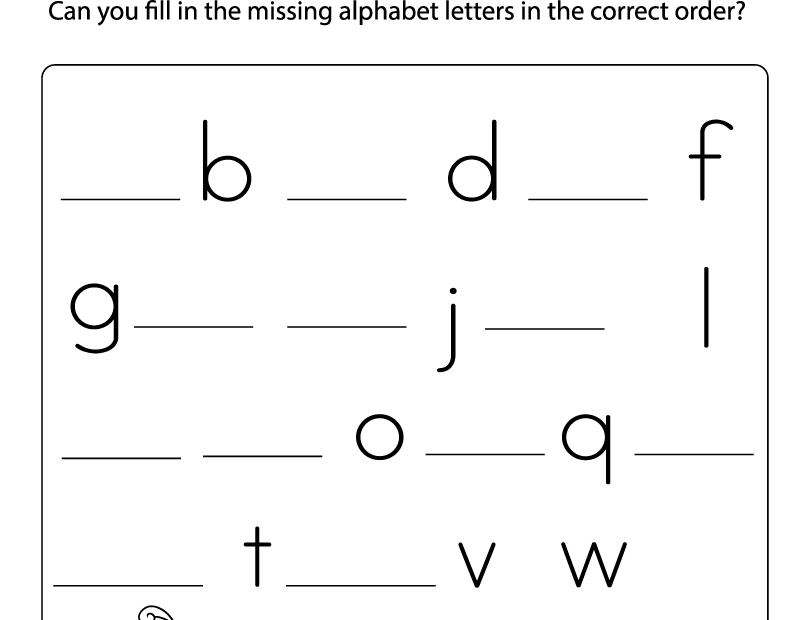 Fill In The Missing Letters Worksheet Free Printable Doozy Moo