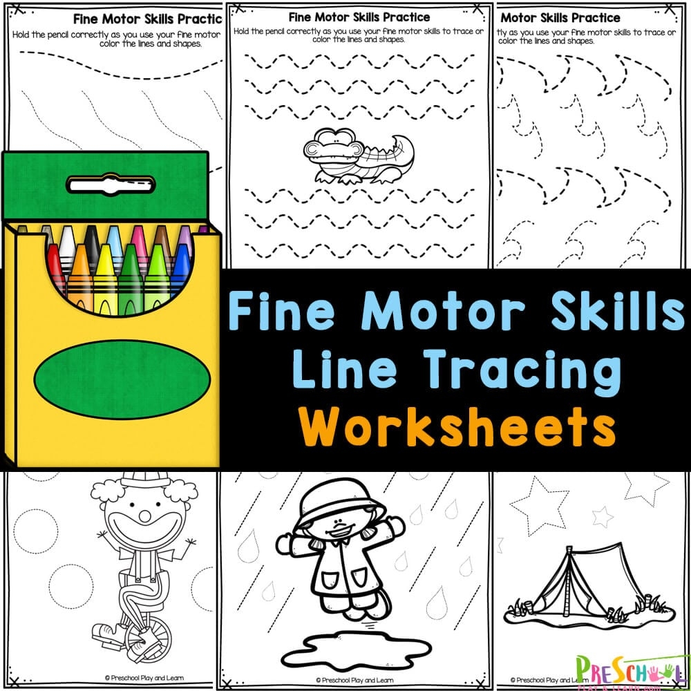 free printable line tracing worksheets