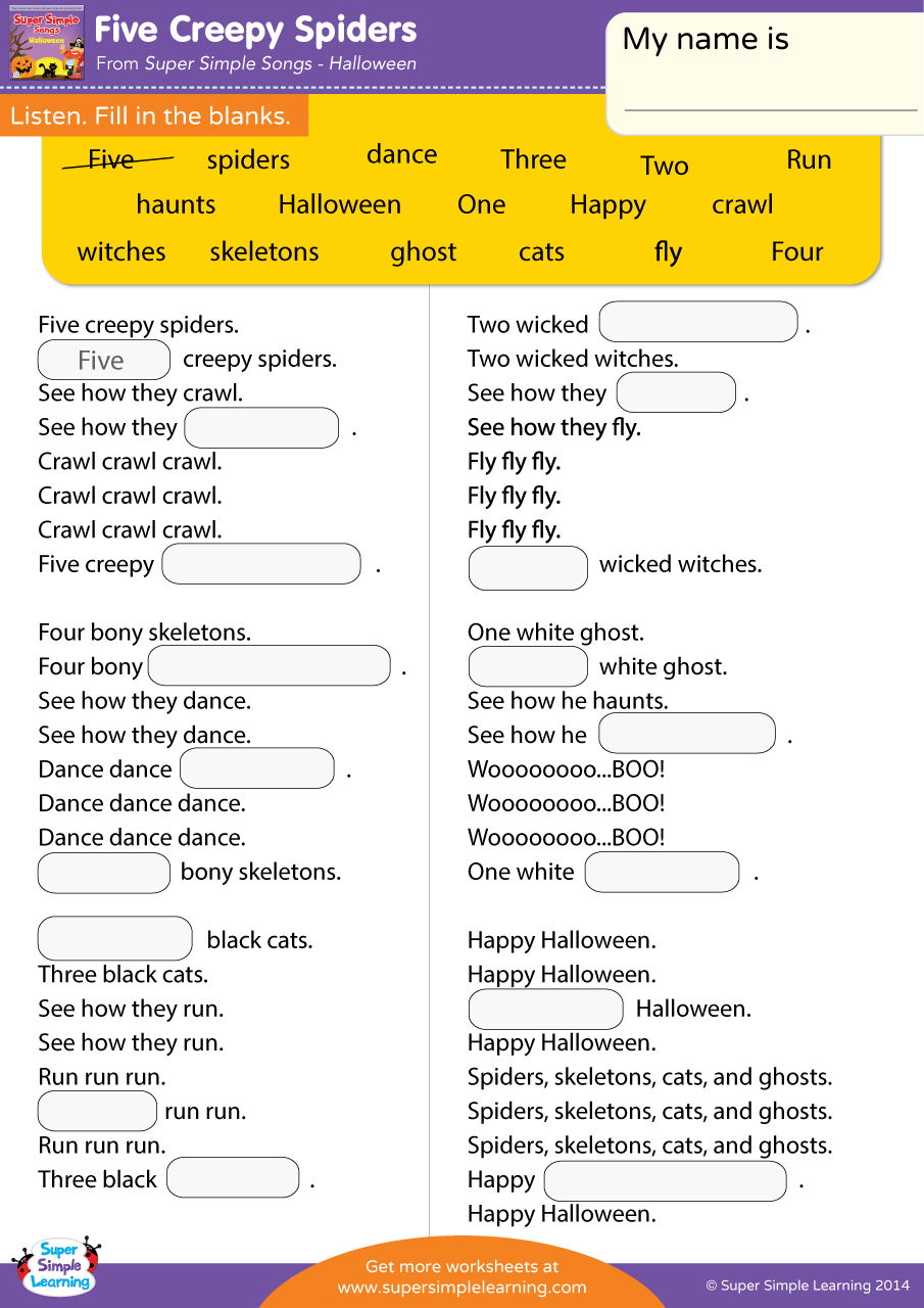 fill in the blank worksheets