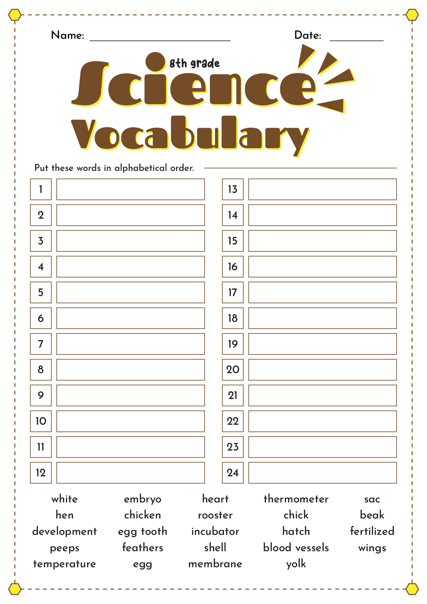 Free 8th Grade Vocabulary Words And Definitions Worksheet Download Free 8th Grade Vocabulary Words And Definitions Worksheet Png Images Free Worksheets On Clipart Library