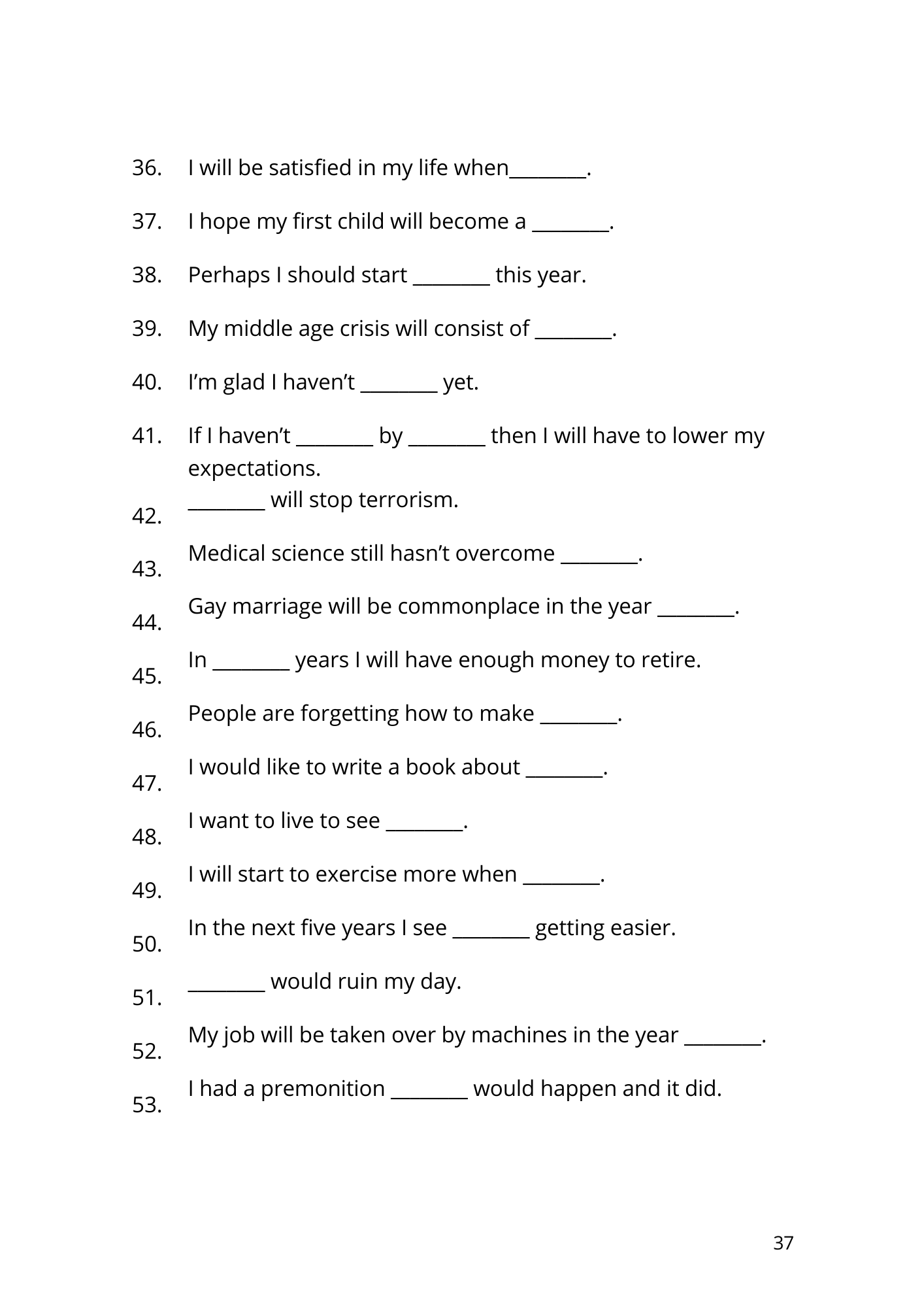 FREE A2 A3 Beginner s Fill In The Blank Diary ESL Writing 