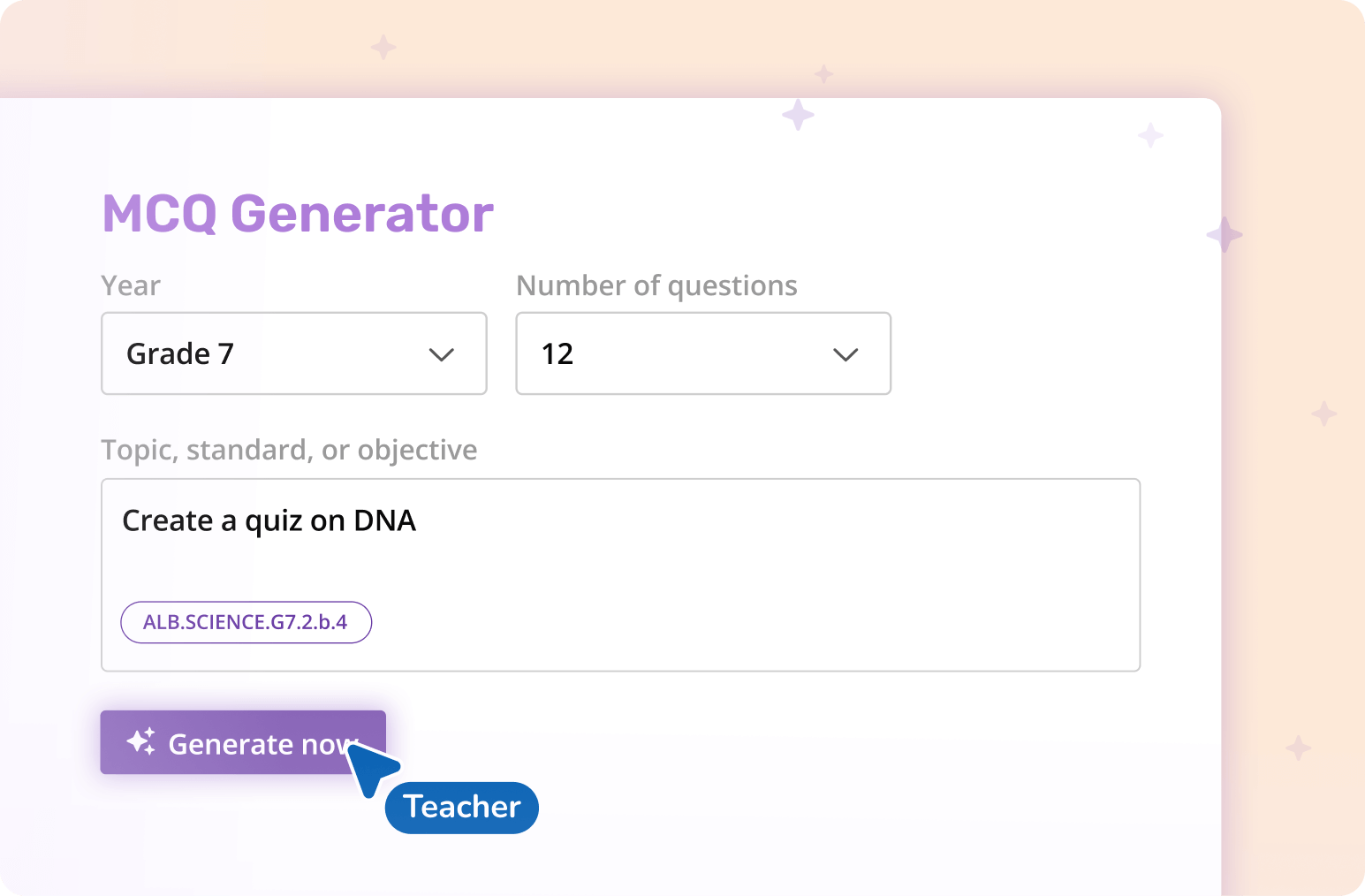 Free AI Multiple Choice Questions Generator For Teachers