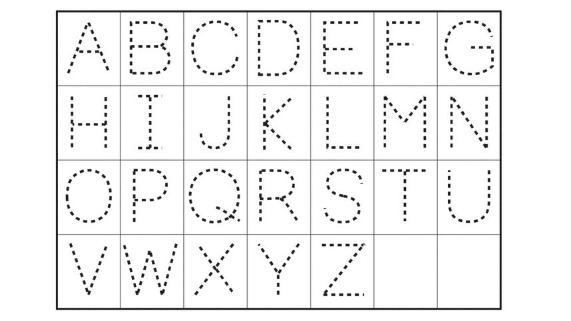 Free Alphabet Tracing Printables For Kids Meredith Plays