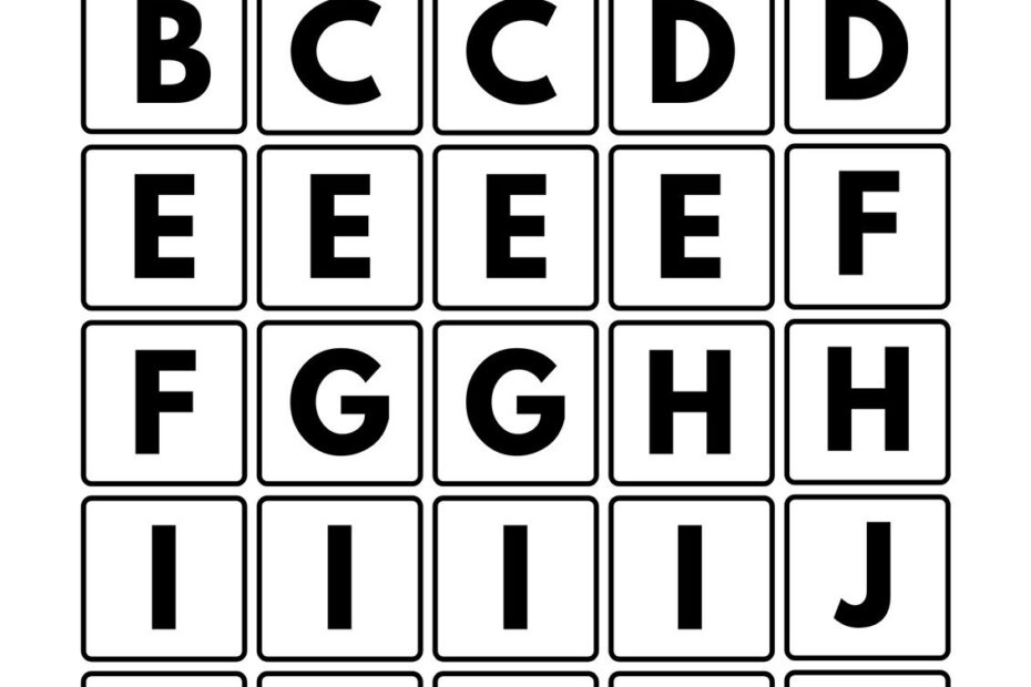 Free And Customizable Alphabet Templates Canva
