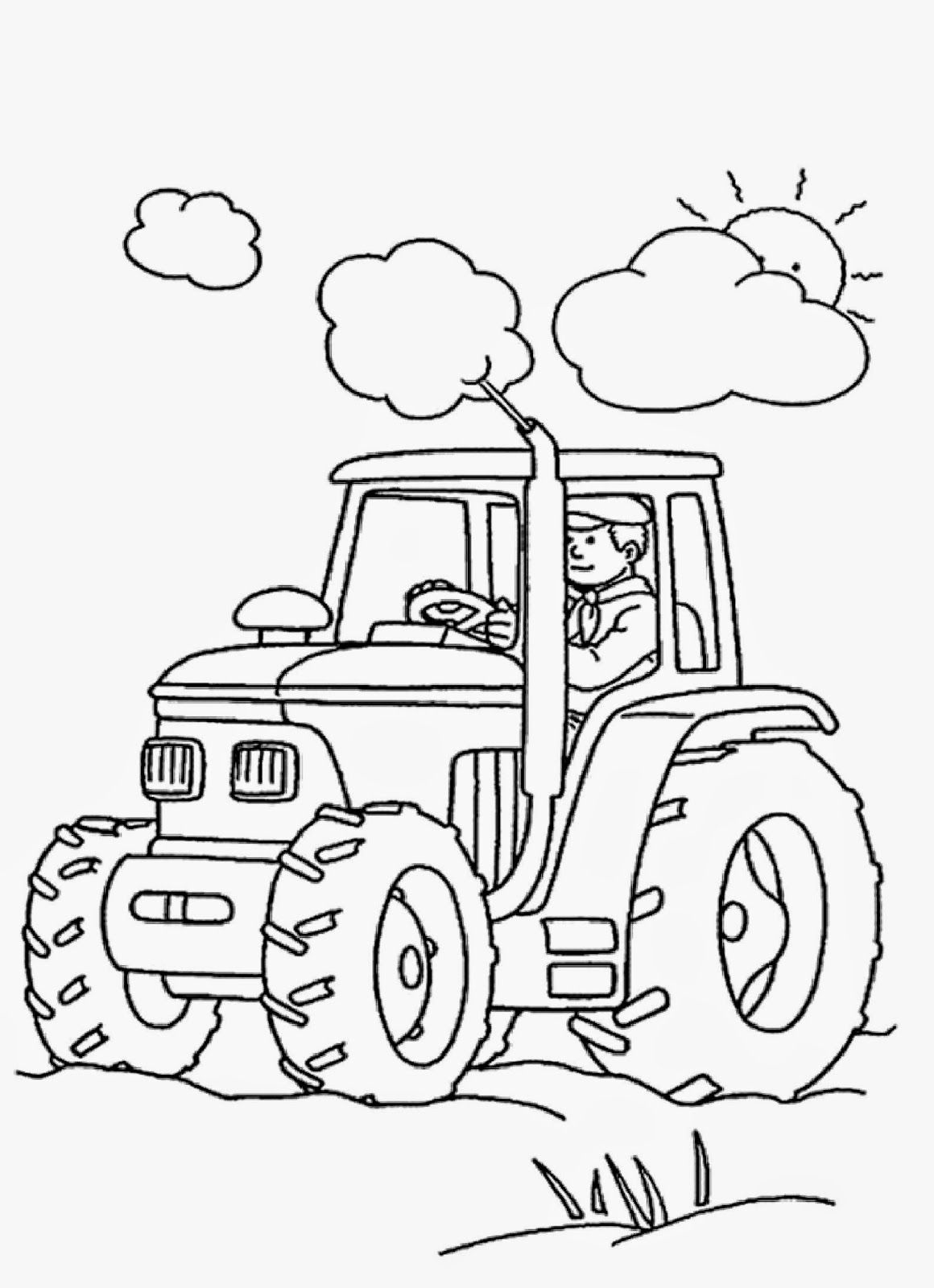 coloring page for little boys