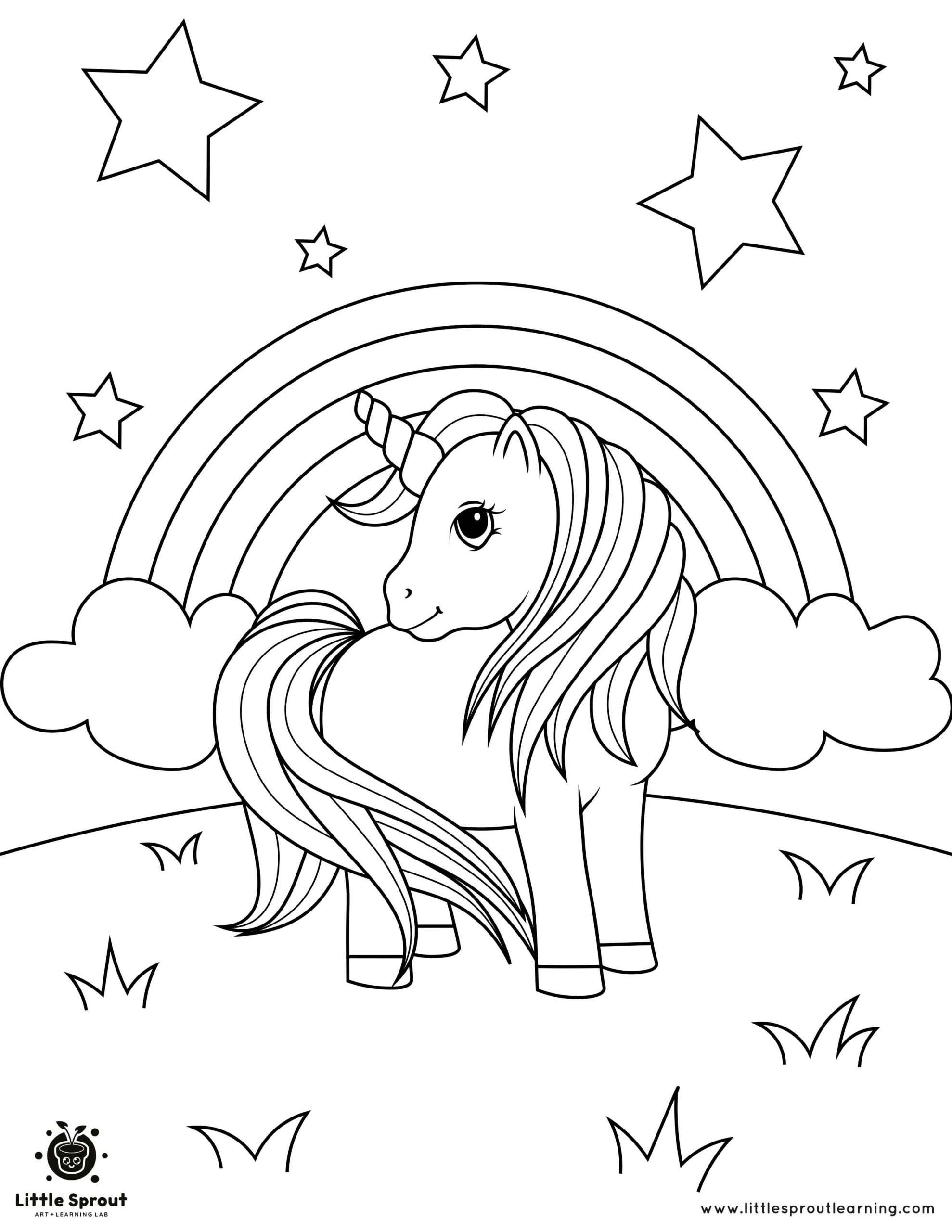 Free Coloring Pages Little Sprout Art Learning Lab
