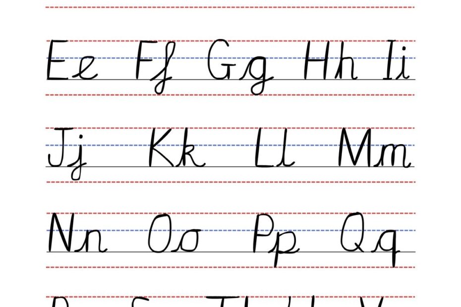 Free Custom Printable Handwriting Worksheet Templates Canva