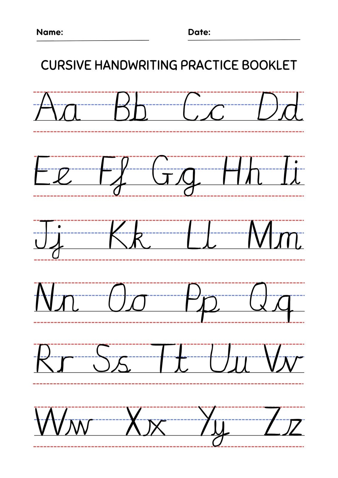 free word tracing generator