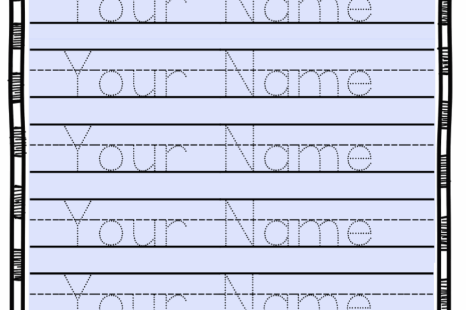 FREE Editable Name Tracing Activity Type Student Names And Worksheets Library
