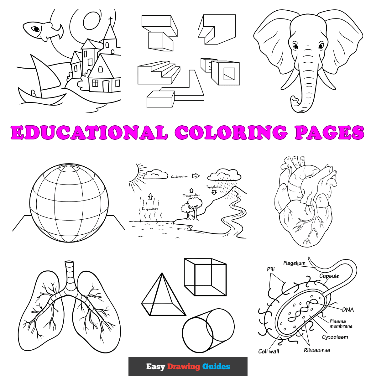 free printable educational coloring pages