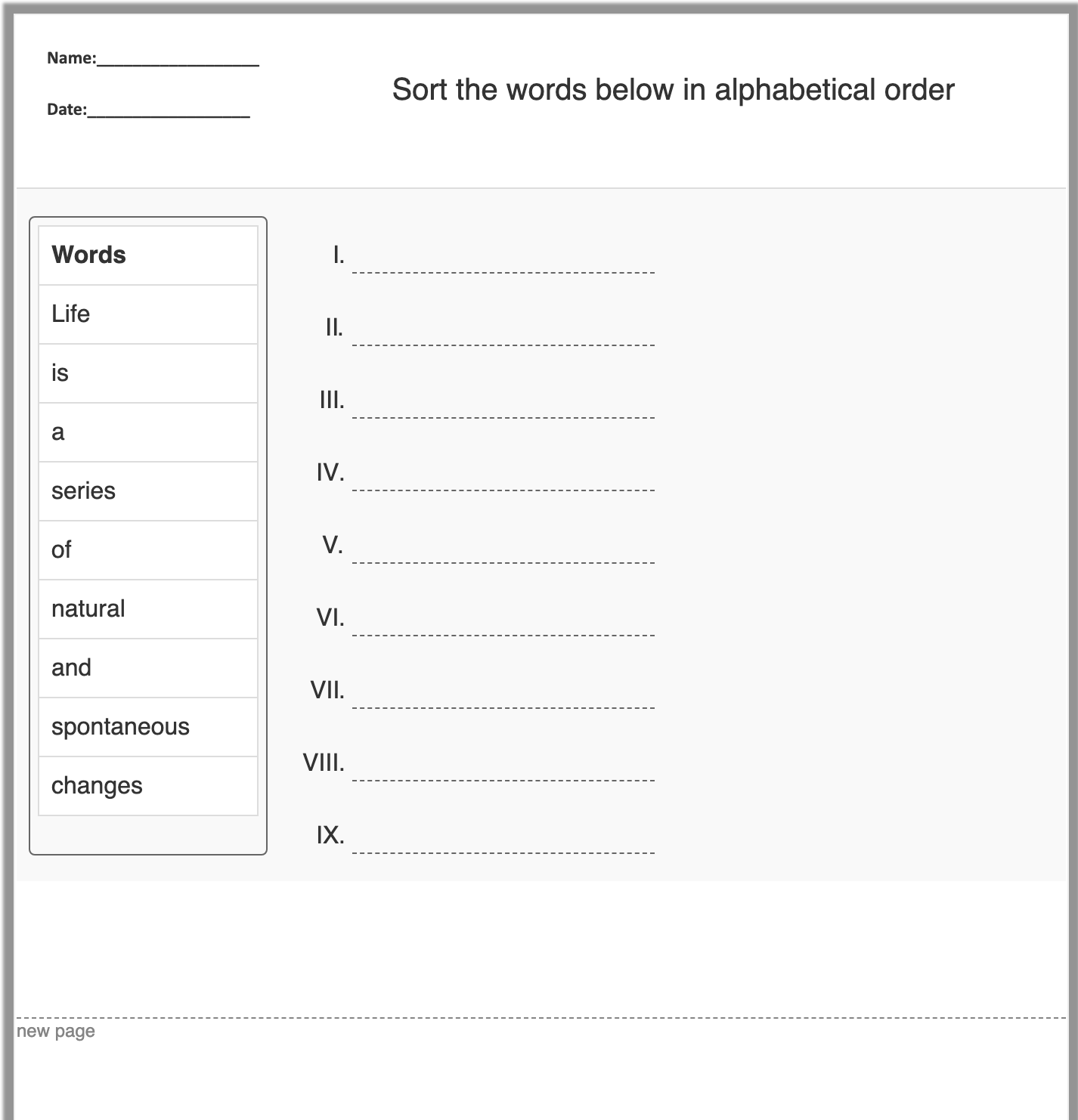 Free English Worksheet Generators For Teachers And Parents Worksheets Library