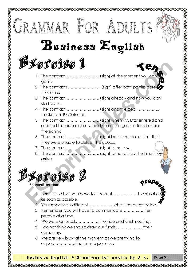 Free Esl Adult Grammar Worksheet Download Free Esl Adult Grammar 