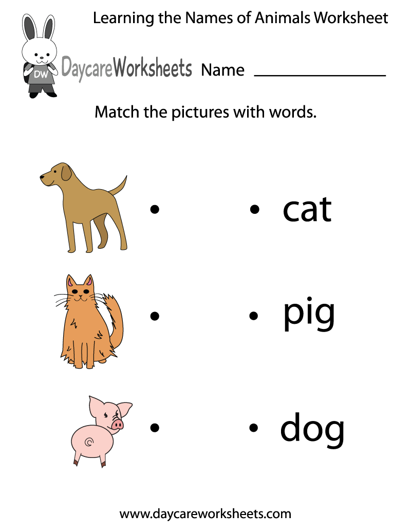preschool reading worksheets