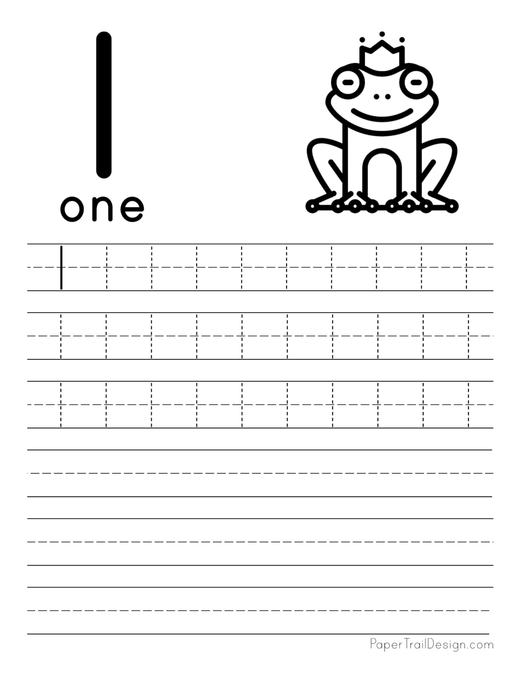 free printable number tracing worksheets