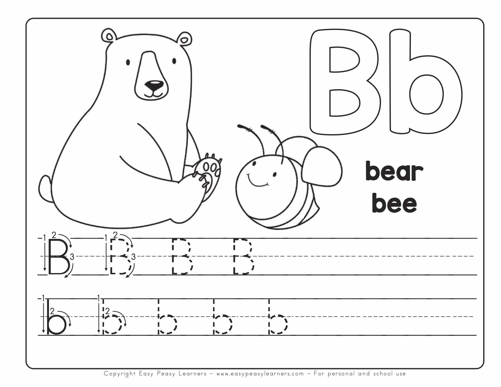 free printable letters worksheets