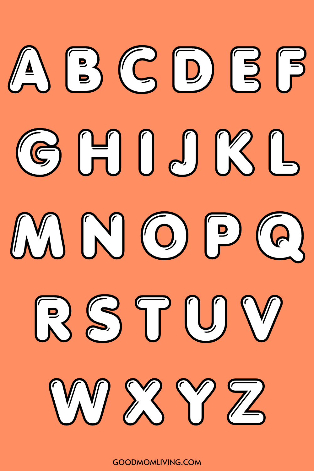 free printable letters of the alphabet