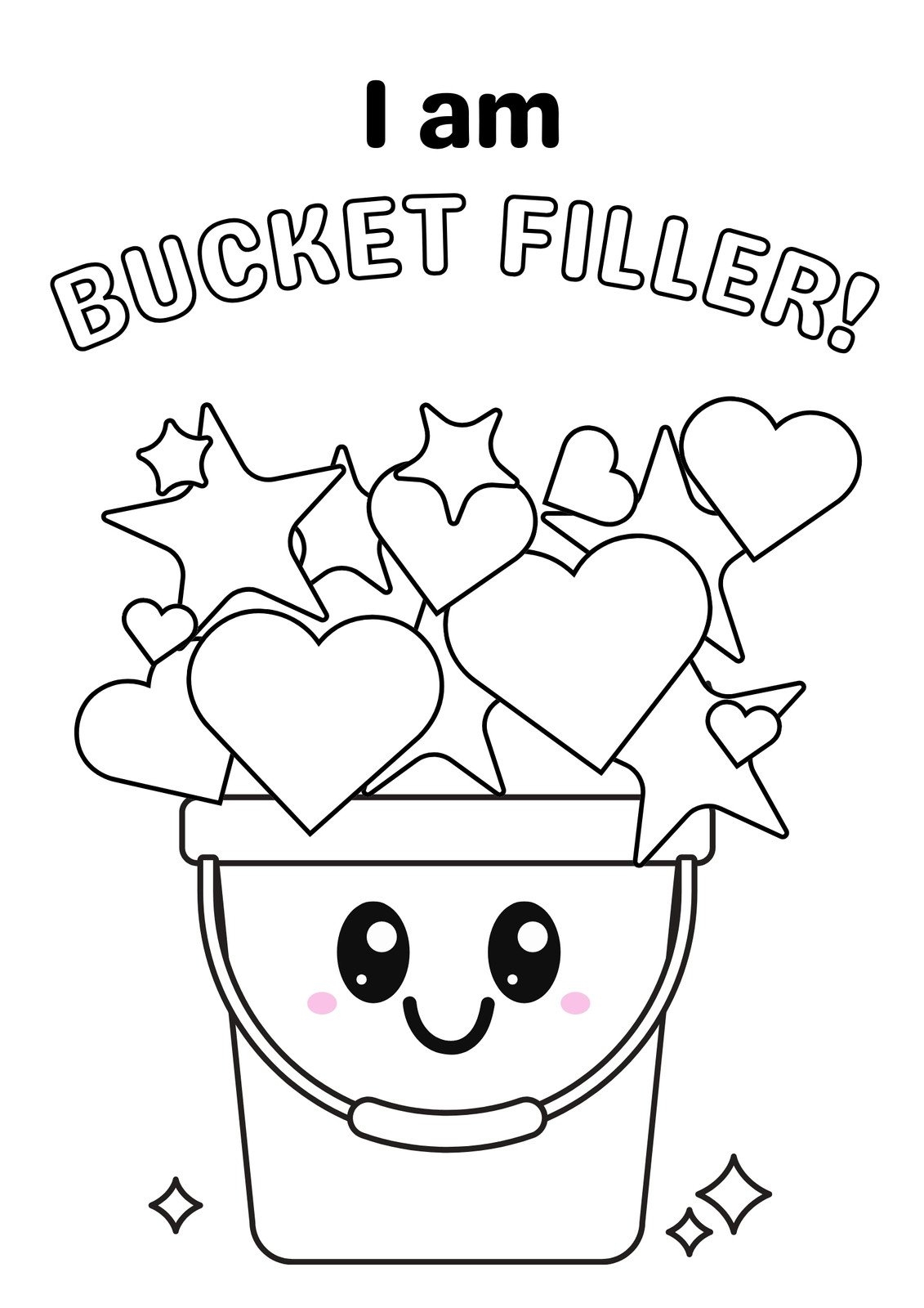 free printable coloring page template