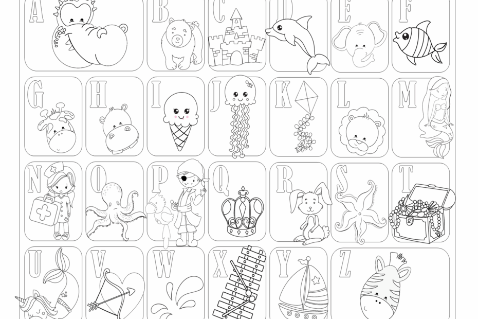 Free Printable Coloring Pages For Kindergarten Worksheets Library