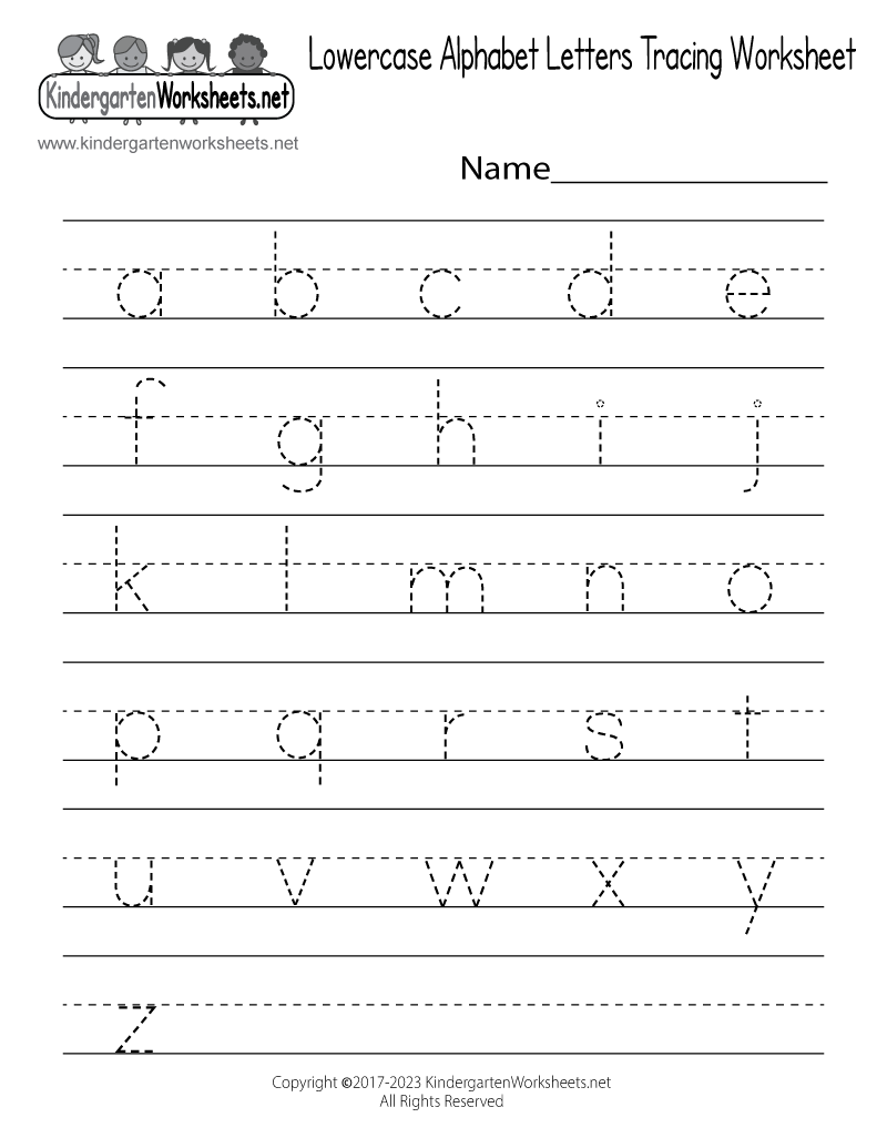 free letter tracing sheets