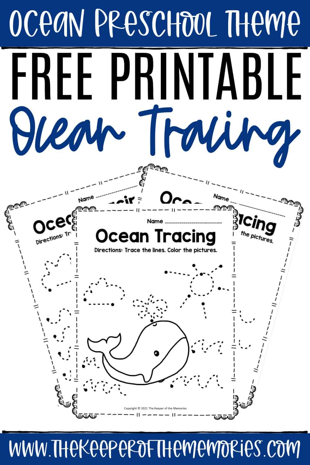 free printable preschool tracing