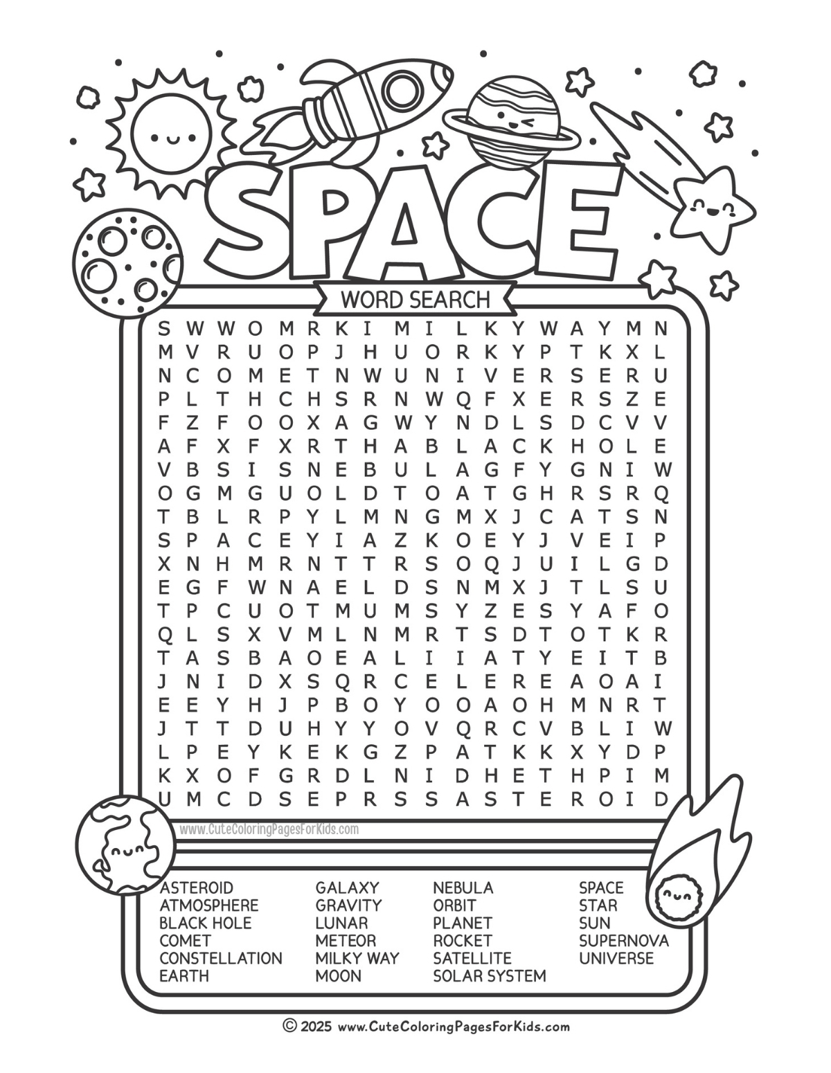 coloring word search