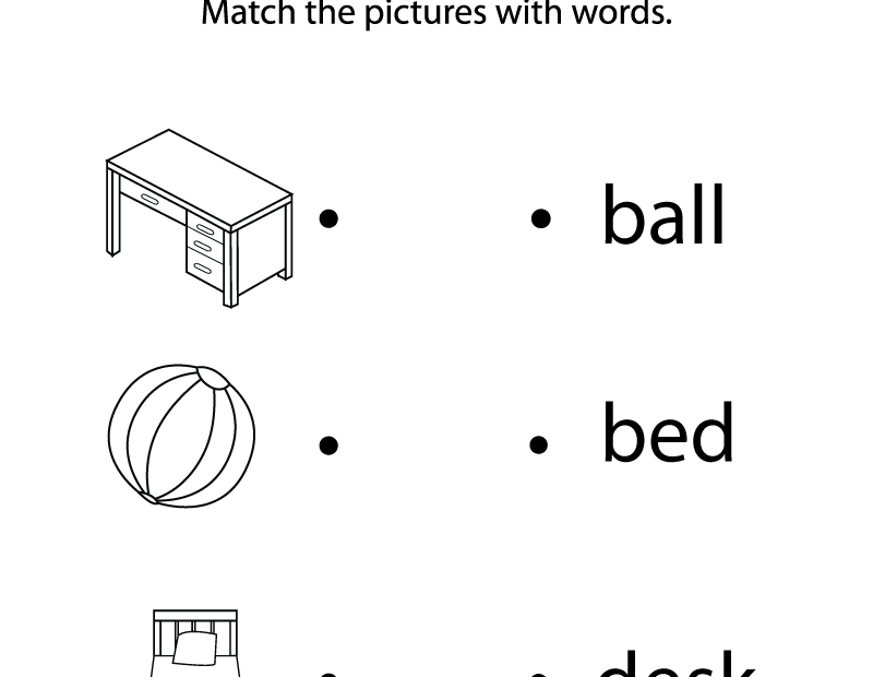 Free Reading Practice Worksheet For Preschool