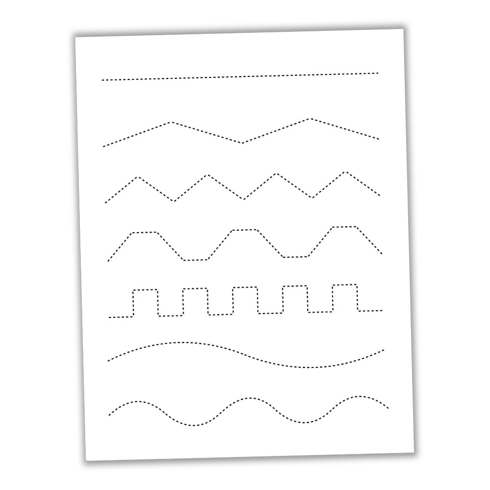 printable line tracing for preschoolers