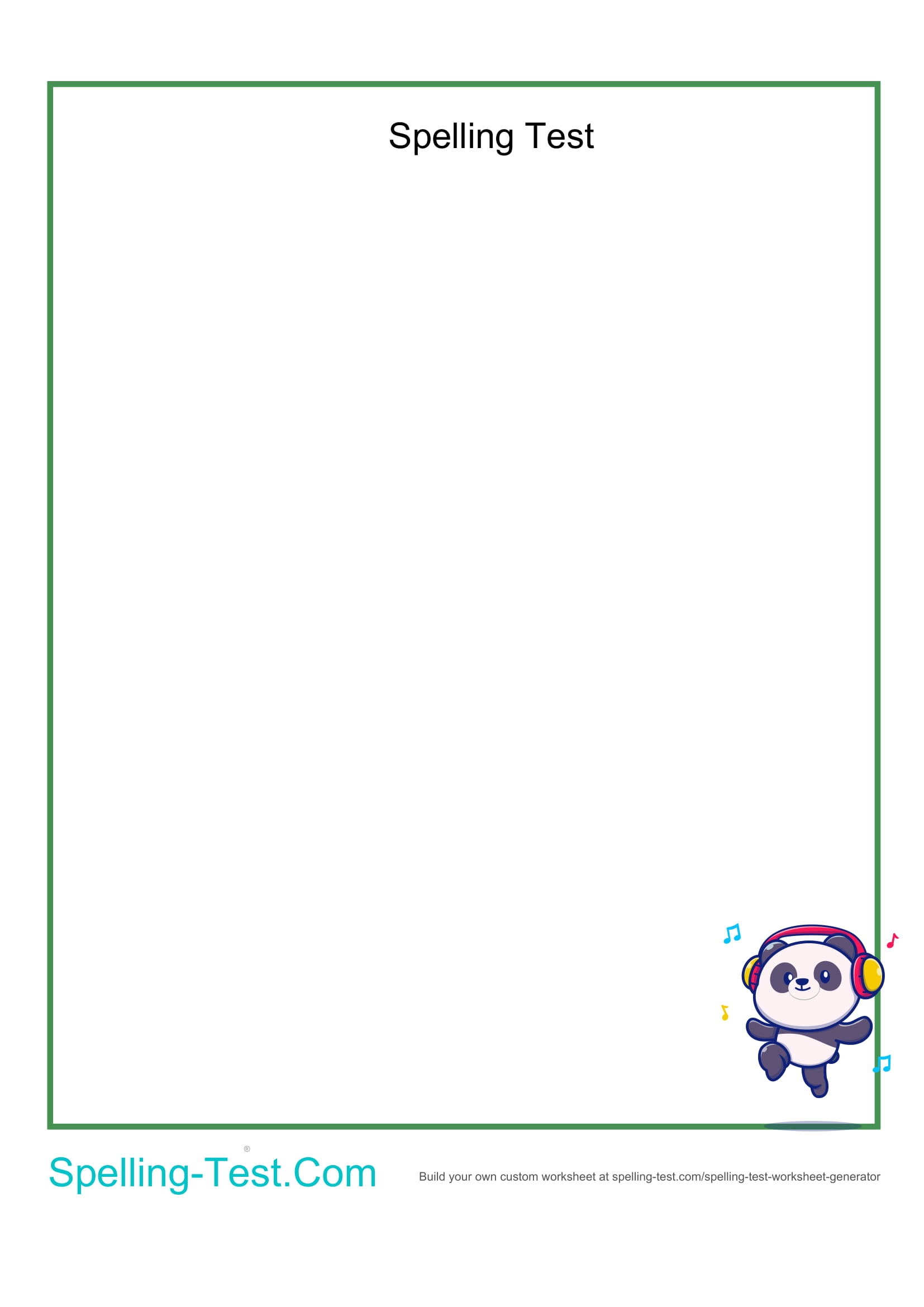 Free U0026 Printable Fill In The Blank Worksheet Generator U0026 Maker 