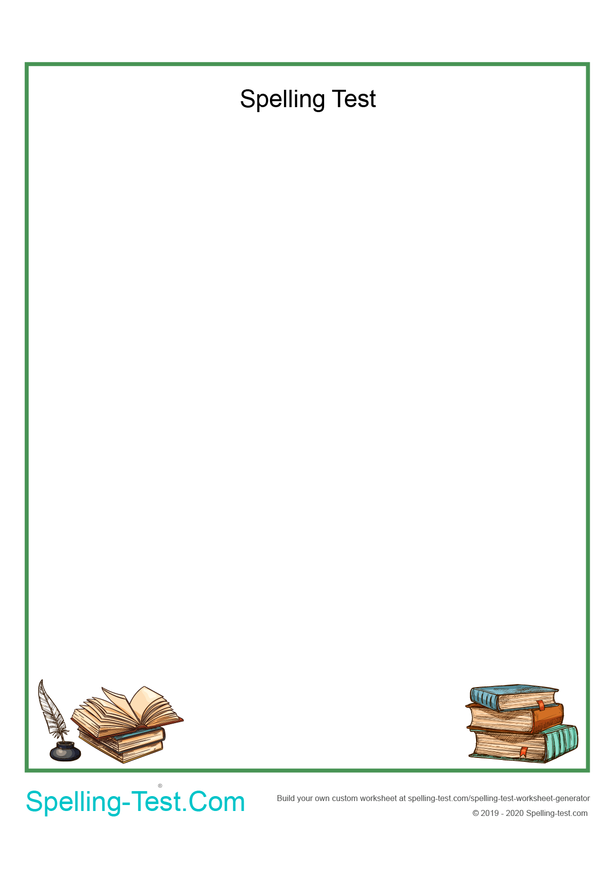 Free U0026 Printable Fill In The Blank Worksheet Generator U0026 Maker 