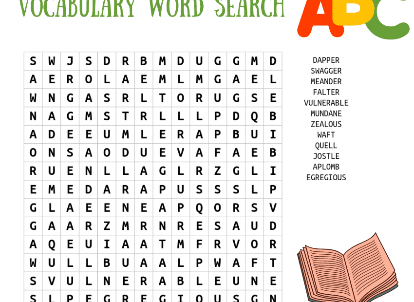 Fun Vocabulary Games U0026 Activities In English 1 List